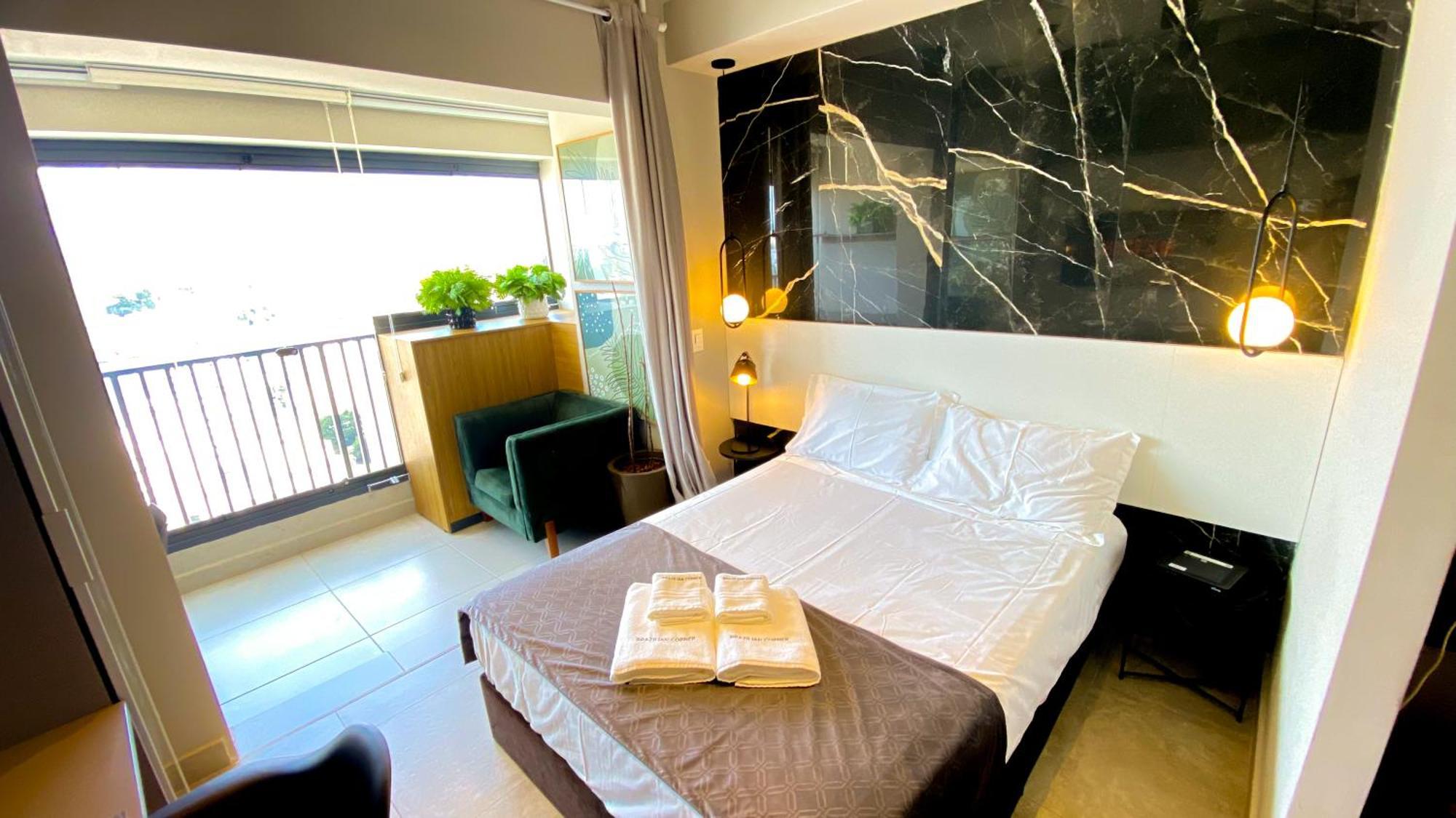 Piscina, Academia, Ac ,cama Queen|brazilian Corner *